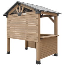 2.7m Igor Cedar Wood Gazebo Bar